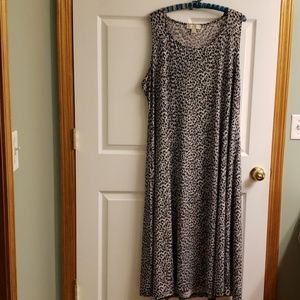 MICHAEL Michael Kors Maxi Dress in B & W in 2X